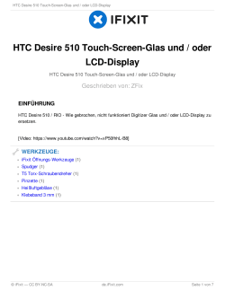 HTC Desire 510 Touch-Screen-Glas und / oder LCD-Display