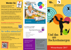2017 Flyer Hochzeitsmorgen