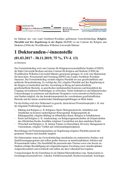Doktorand*innstelle - Junge Wissenschaft im &Ouml;ffentlichen Recht eV
