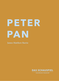 peter pan - Staatstheater Darmstadt