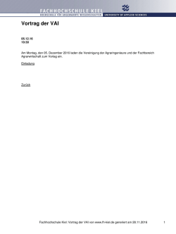 05.12.16 - Fachhochschule Kiel