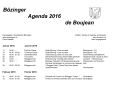 Bözinger Agenda 2016 - Quartierleist Bözingen