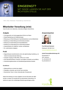 Inserat als PDF - Inside Personal