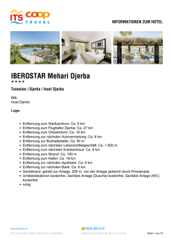 Hotelinfos als PDF