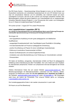 eine Logop&auml;din/einen Logop&auml;den (90 %)