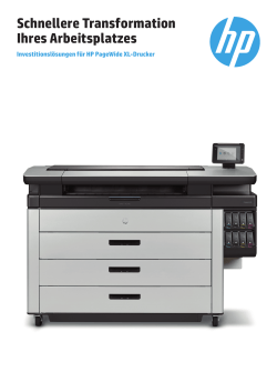 HPFS Solutions for PageWide XL printers (German)