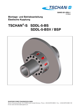 tschan®-s sddl-5-bs sddl-5-bsv / bsp