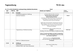 TO-01 Verfahrensvorschlag Tischvorlage