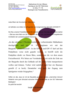 Insa Reichwehr - Grundschule Tiefenriede