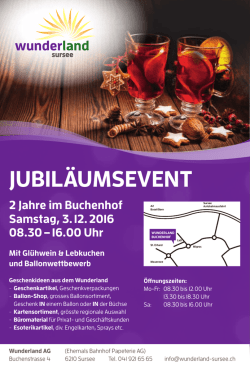 Informationen im Flyer