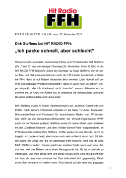 Ich packe schnell, aber schlecht