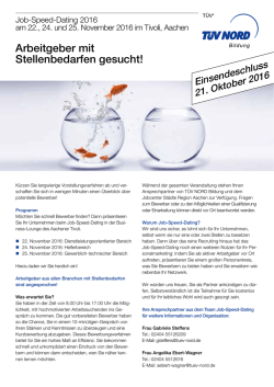 Job-Speed-Dating 2016