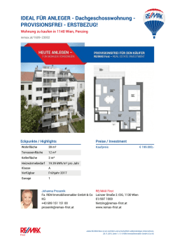 IDEAL FÜR ANLEGER - Dachgeschosswohnung