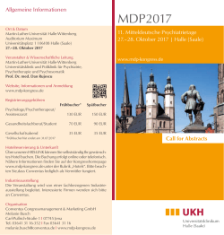 MDP2017 - 11. Mitteldeutsche Psychiatrietage