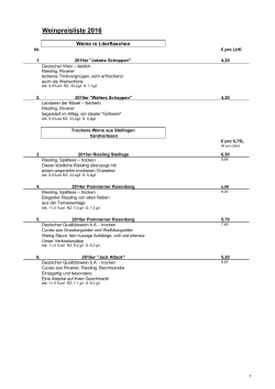 Weinliste 2016