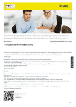 IT Systemadministrator Job in Hannover