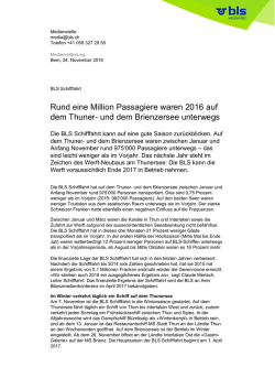 Druckversion Medienmitteilung