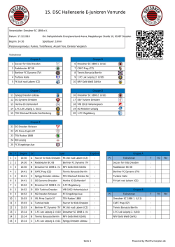 Druckansicht - MeinTurnierplan.de