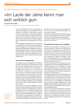 Im Laufe der Jahre kennt man sich wirklich gut