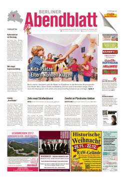 Kita-Plätze: elternkönnenklagen