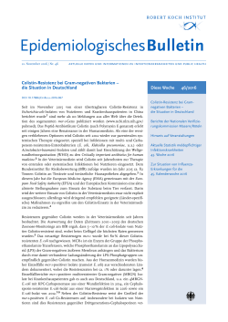 Epidemiologisches Bulletin 46/2016