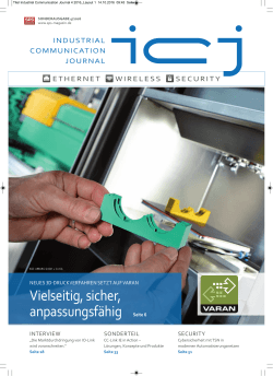 Industrial Communication Journal 4 2016 - SPS