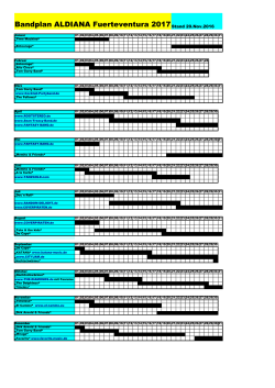 Bandplan ALDIANA Fuerteventura 2017Stand 20.Nov.2016