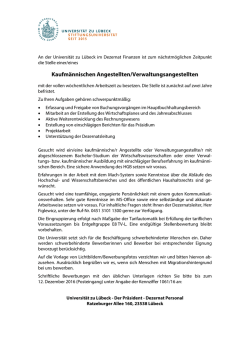 Kaufmännische/r Angestellte/r / Verwaltungsangestellte/r