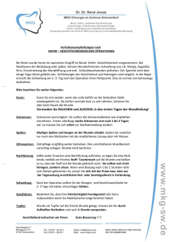 Verhaltensempfehlung