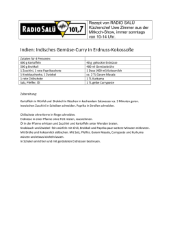 Indien: Indisches Gem&uuml;se-Curry in Erdnuss-Kokosso&szlig;e