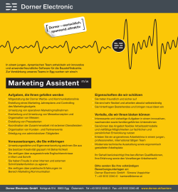 Marketing Assistent m/w - rheintaljob.at
