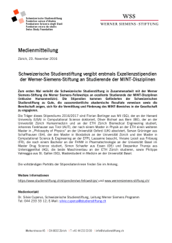 Die Stipendiaten/innen 2016/2017