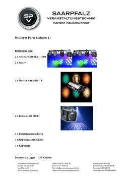 Mittleres Party Lichtset 2