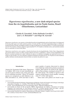 Ichthyol. Explor. Freshwaters, Vol. 27, No. 3