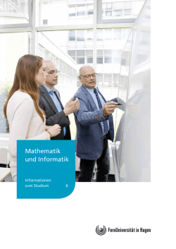 Infoheft als  - FernUniversität in Hagen