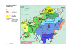 farbige Sprachraumkarte.FH9 - Unterfränkisches Dialektinstitut