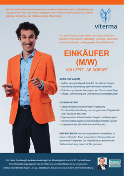 eink&auml;ufer (m/w) - rheintaljob.at