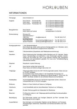 Gut zu wissen Infoblatt