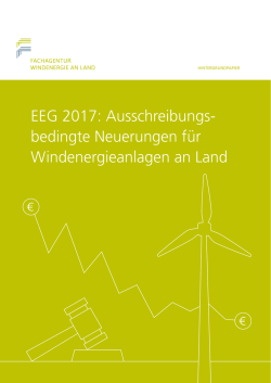 EEG 2017 - Fachagentur Windenergie an Land