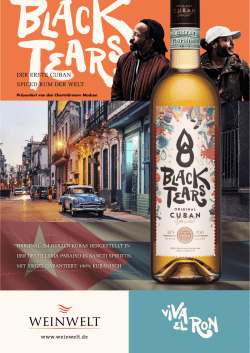 DER ERSTE CUBAN SPICED RUM DER WELT