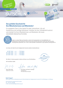 Bestellformular für Geschenkgutscheine hier zum Downloaden