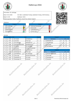 Druckansicht - MeinTurnierplan.de
