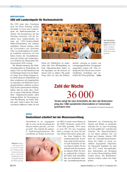 Zahl der Woche - Deutsches Ärzteblatt