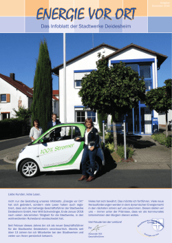 energie vor ort - Stadtwerke Deidesheim
