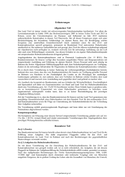 Erläuterungen / PDF, 437 KB - Österreichisches Parlament
