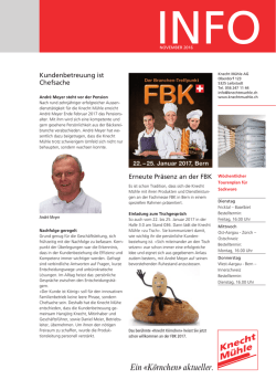 Ein &laquo;K&ouml;rnchen&raquo; aktueller. - Knecht M&uuml;hle AG, Leibstadt
