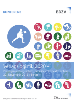 Verlagslogistik 2020 - ZV Zeitungs