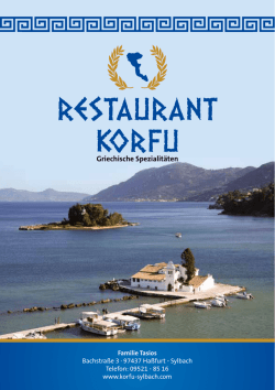 Griechische Spezialit&auml;ten