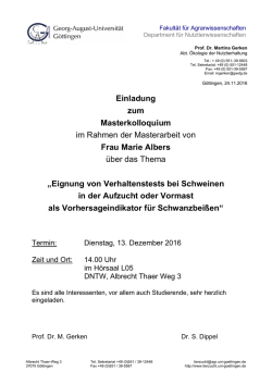 Eignung von Verhaltenstests b