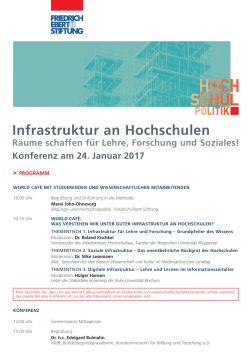 Infrastruktur an Hochschulen - Friedrich-Ebert